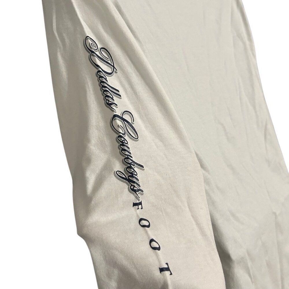 COWBOYS white long sleeve shirt tee top women’s Small - Picture 2 of 9